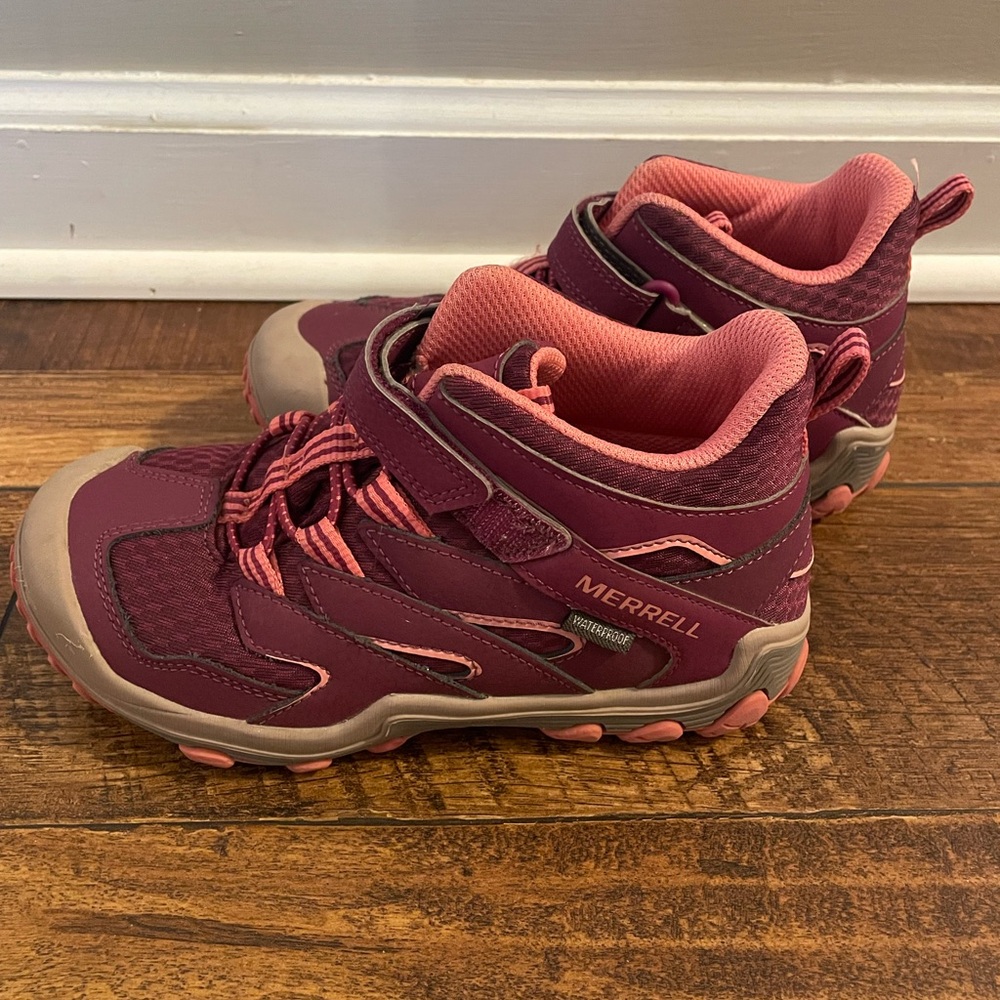 Merrell Kids' Hiking Shoes - Burgundy and Pink